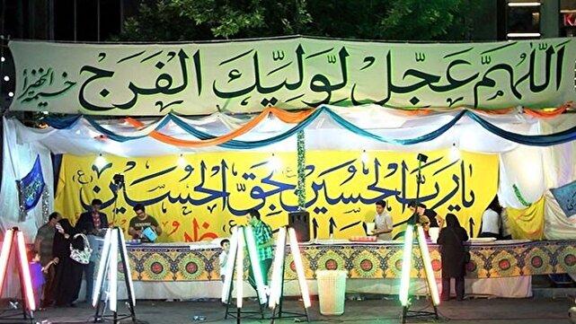 عشق و دلدادگی جوانان قم به حضرت مهدی موعود(عج) با برپایی ایستگاه صلواتی