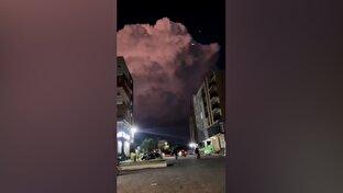 ابر ترسناک بر فراز پاکستان + فیلم