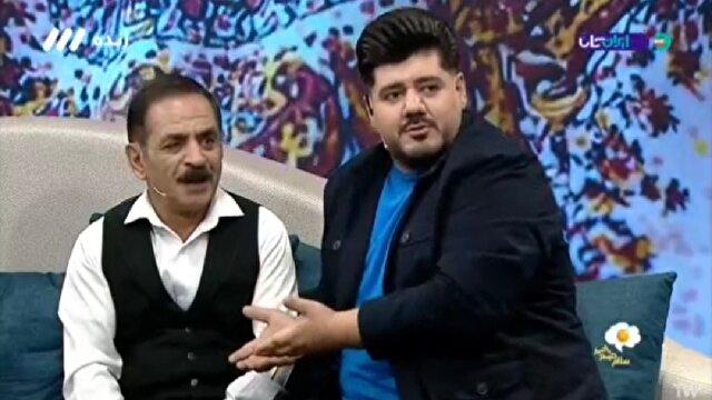 شوخی مجری برنامه تلویزیونی با آقا رشید + فیلم