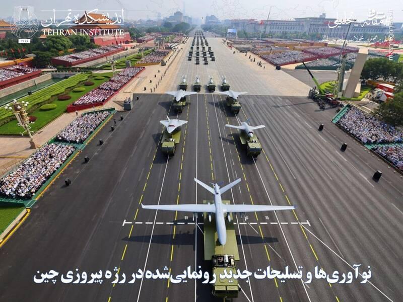 نوآوری‌ها و تسلیحات جدید رونمایی شده در رژه پیروزی چین